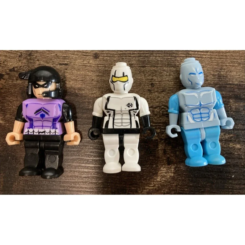 Greenbrier Mini Figures Lot of 3 - 1 Inch Vintage Rare Collectible Toys